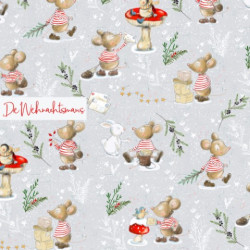 Bio Jersey Lillestoff - Weihnachtsmaus